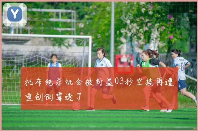托布绝杀机会被封盖03秒空接再遭重创倒霉透了