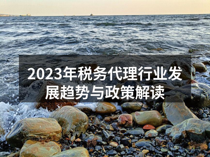 2023年税务代理行业发展趋势与政策解读